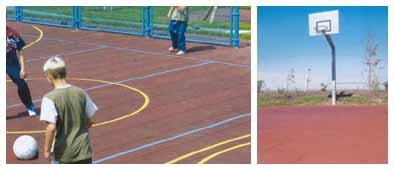 Ballspielplatte - Anwendungsbeispiele