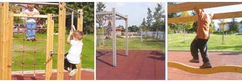 Anwendungsbeispiele für Fallschutzplatten