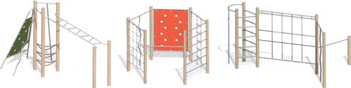 Kletterkombination für Spielplätze