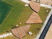 Sonnendeck bei Schwimmteich