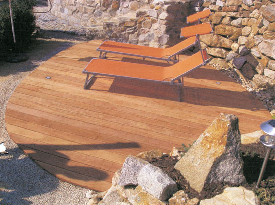 Sonnendeck, Cumaru ge&ouml;lt